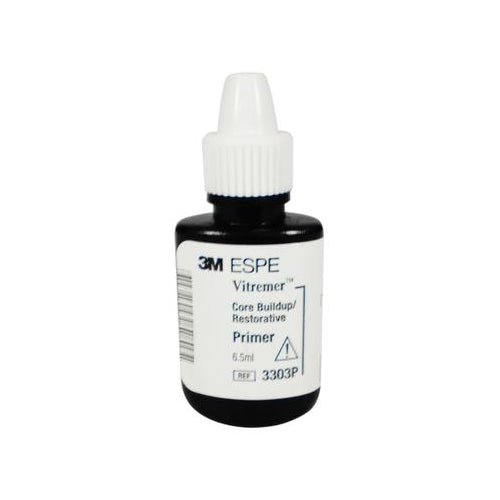3M ESPE 3303P Vitremer Glass Ionomer Core Buildup Restorative Primer 6.5 mL 3M ESPE 3303P Vitremer Glass Ionomer Core Buildup Restorative Primer 6.5 mL
